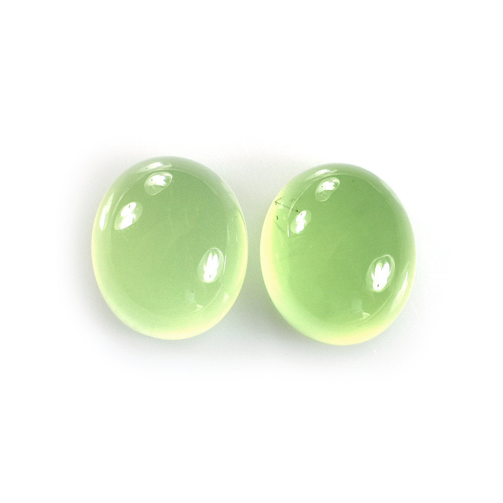 PREHNITE PLAIN OVAL CAB (SI) 14X12MM 10.79 Cts.