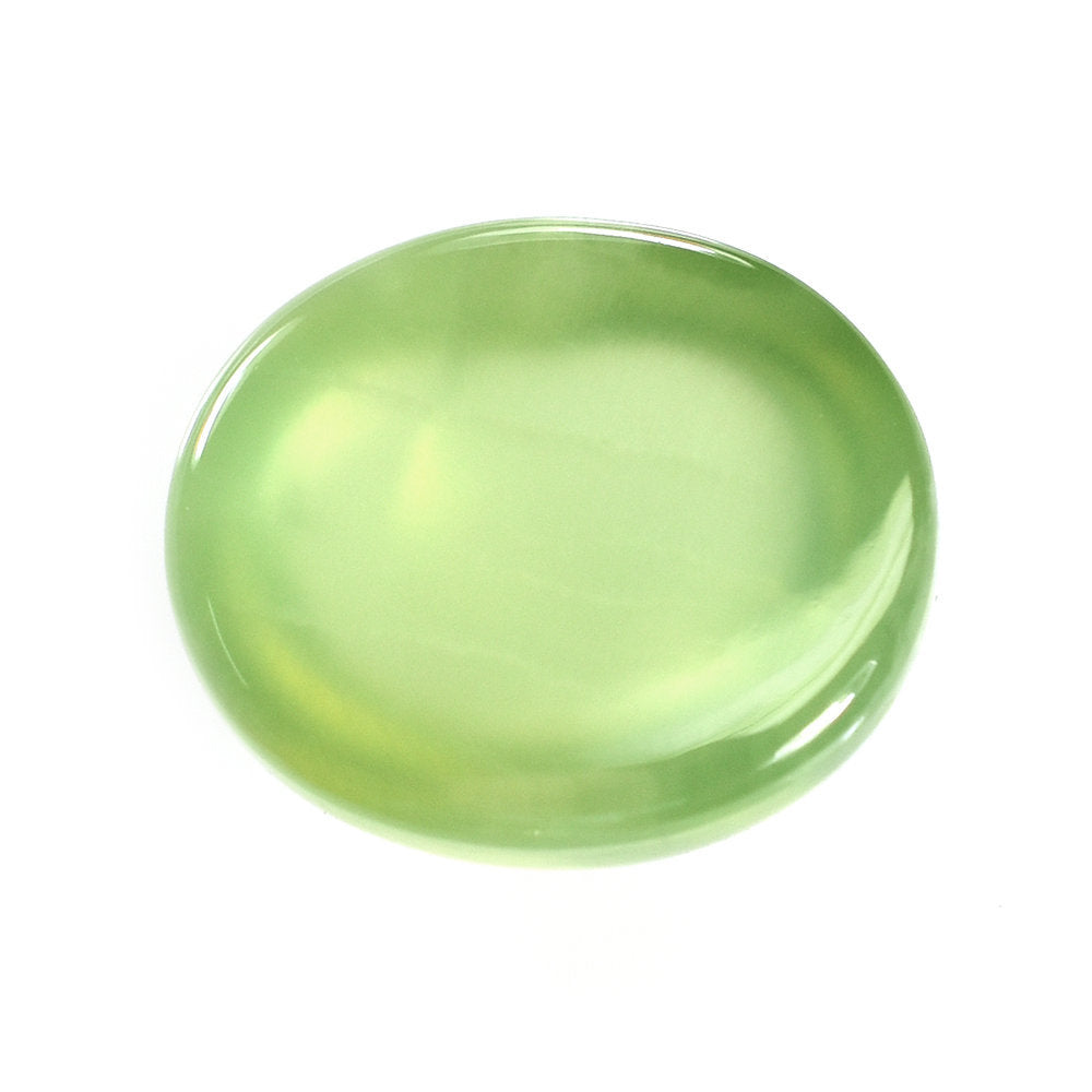 PREHNITE PLAIN OVAL CAB (SI) 14X12MM 10.07 Cts.