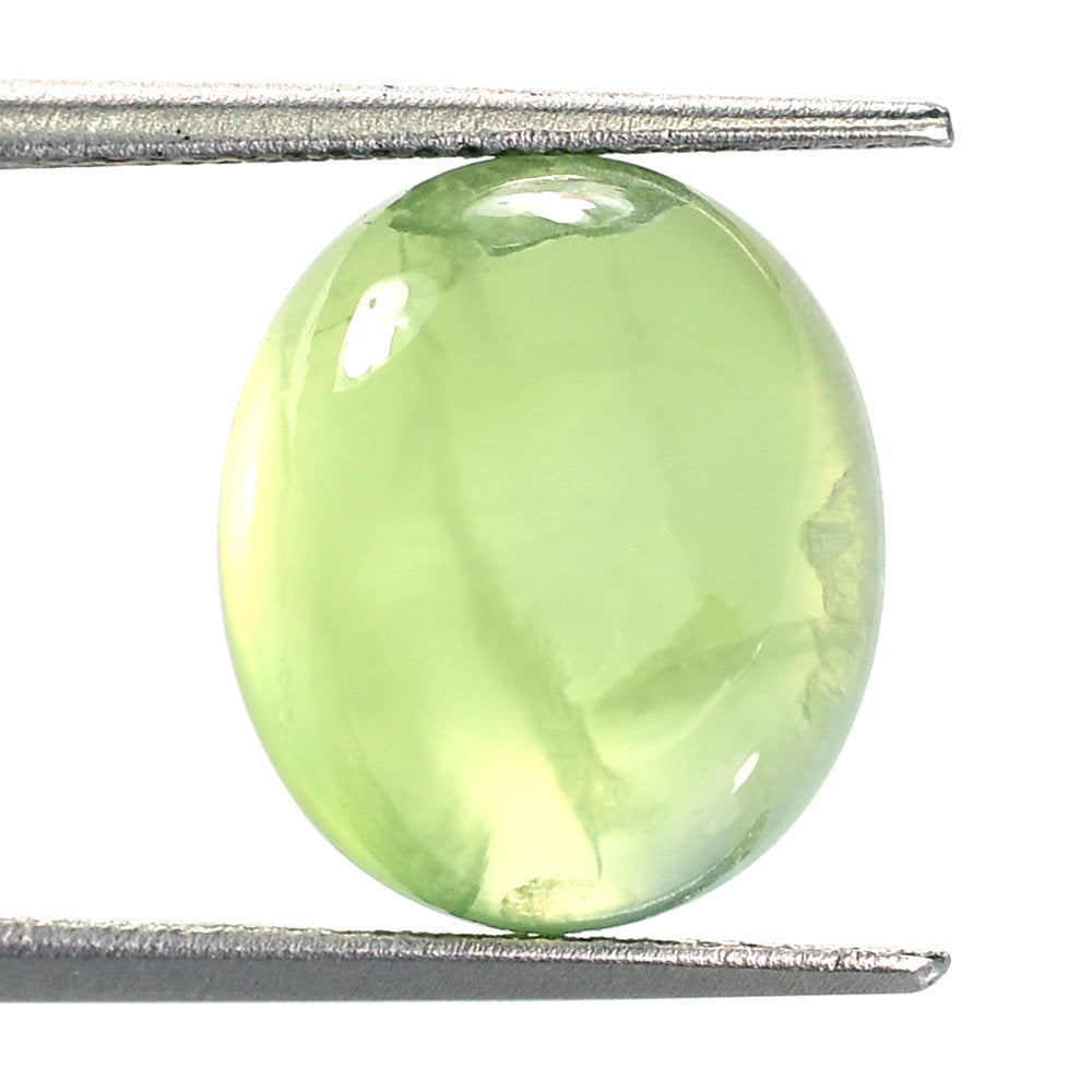 PREHNITE PLAIN OVAL CAB (SI) 14X12MM 10.07 Cts.