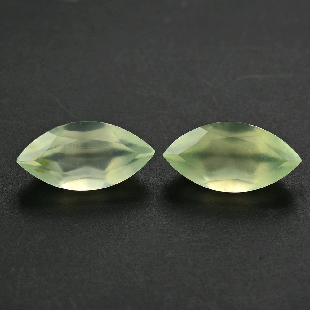 PREHNITE CUT MARQUISE 12X6MM 1.97 Cts.