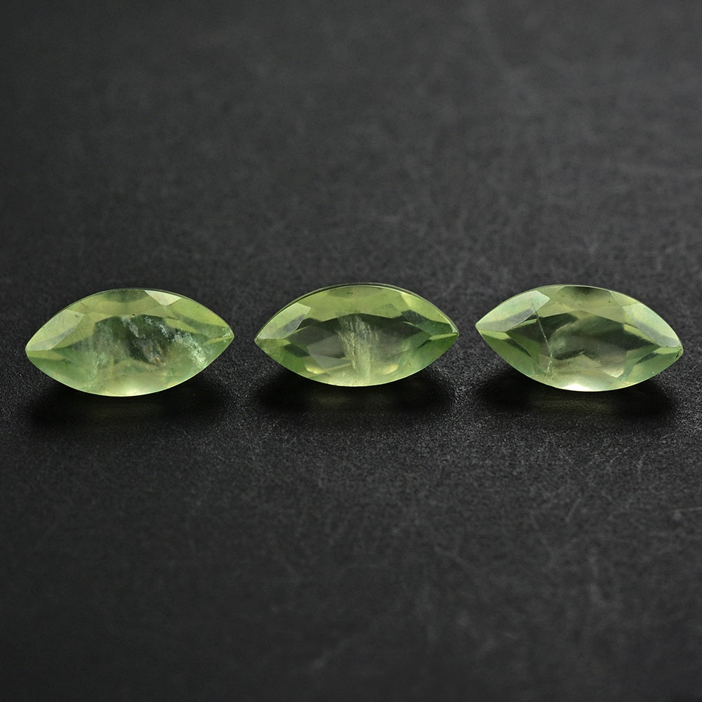 PREHNITE CUT MARQUISE 8X4MM 0.61 Cts.