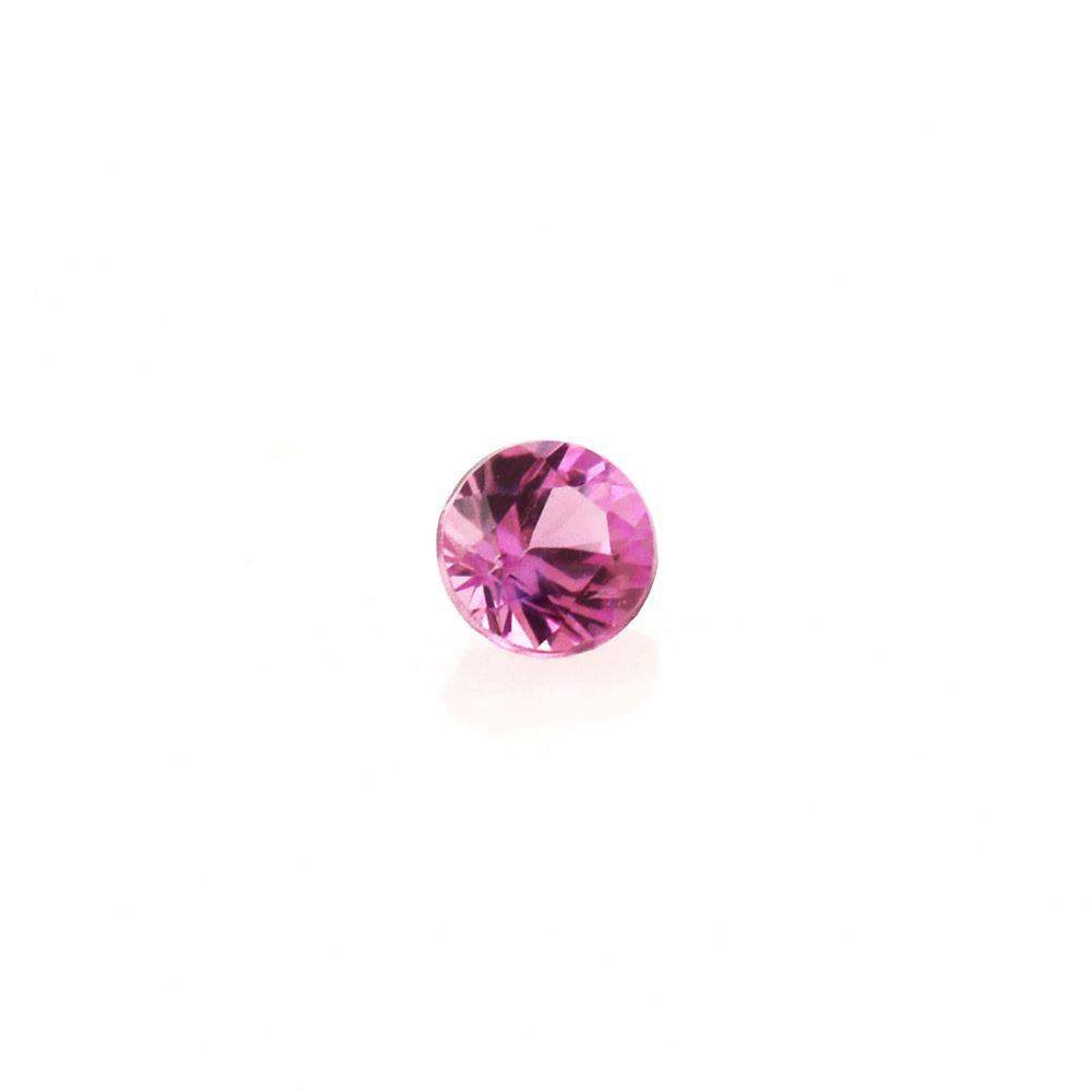 PINK SAPPHIRE CUT ROUND (DARK) 2.20MM 0.070 Cts.