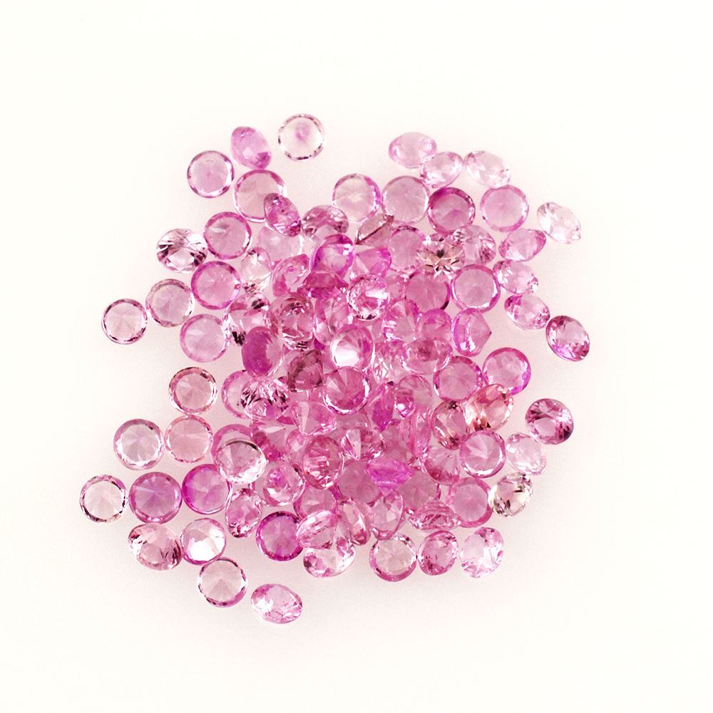 PINK SAPPHIRE CUT ROUND (LITE) 1.50MM 0.018 Cts.