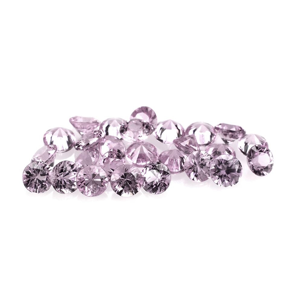 PINK SAPPHIRE CUT ROUND 2.50MM 0.08 Cts.