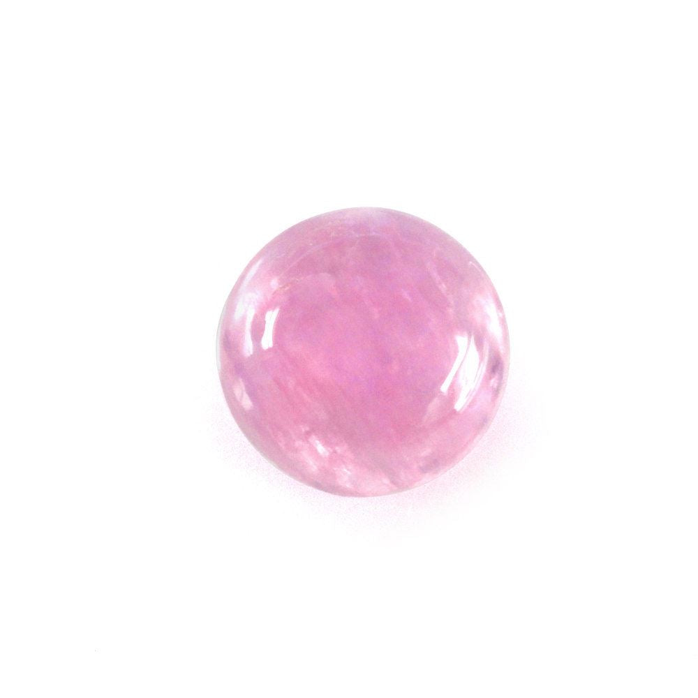 PINK SAPPHIRE (GLASSFILLED) ROUND CAB 5.00X5.00MM 0.61 Cts.