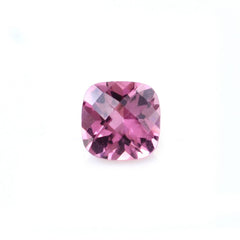 PINK TOURMALINE CHECKER CUT CUSHION (MEDIUM) 4MM 0.32 Cts.