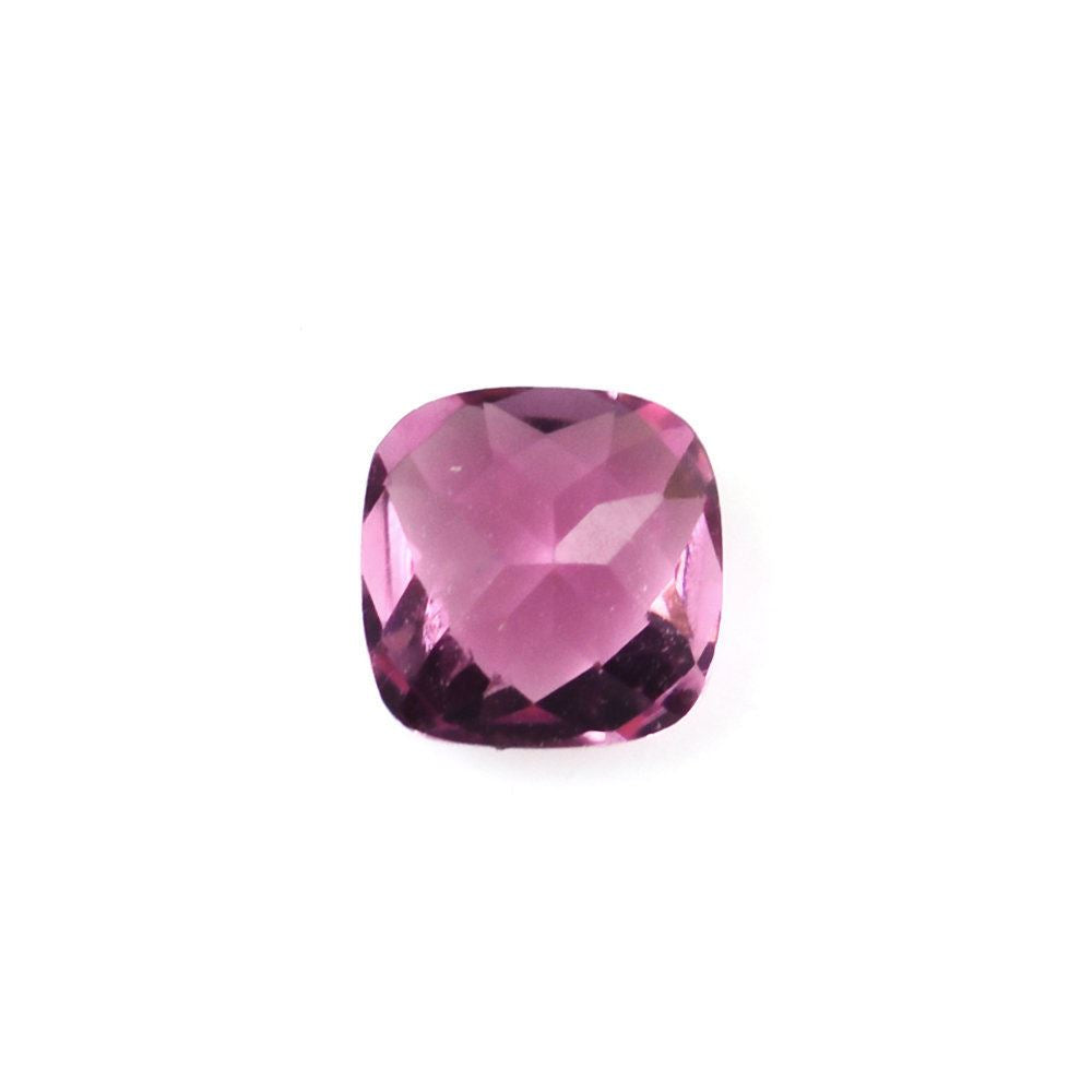 PINK TOURMALINE CHECKER CUT CUSHION (MEDIUM) 4MM 0.32 Cts.