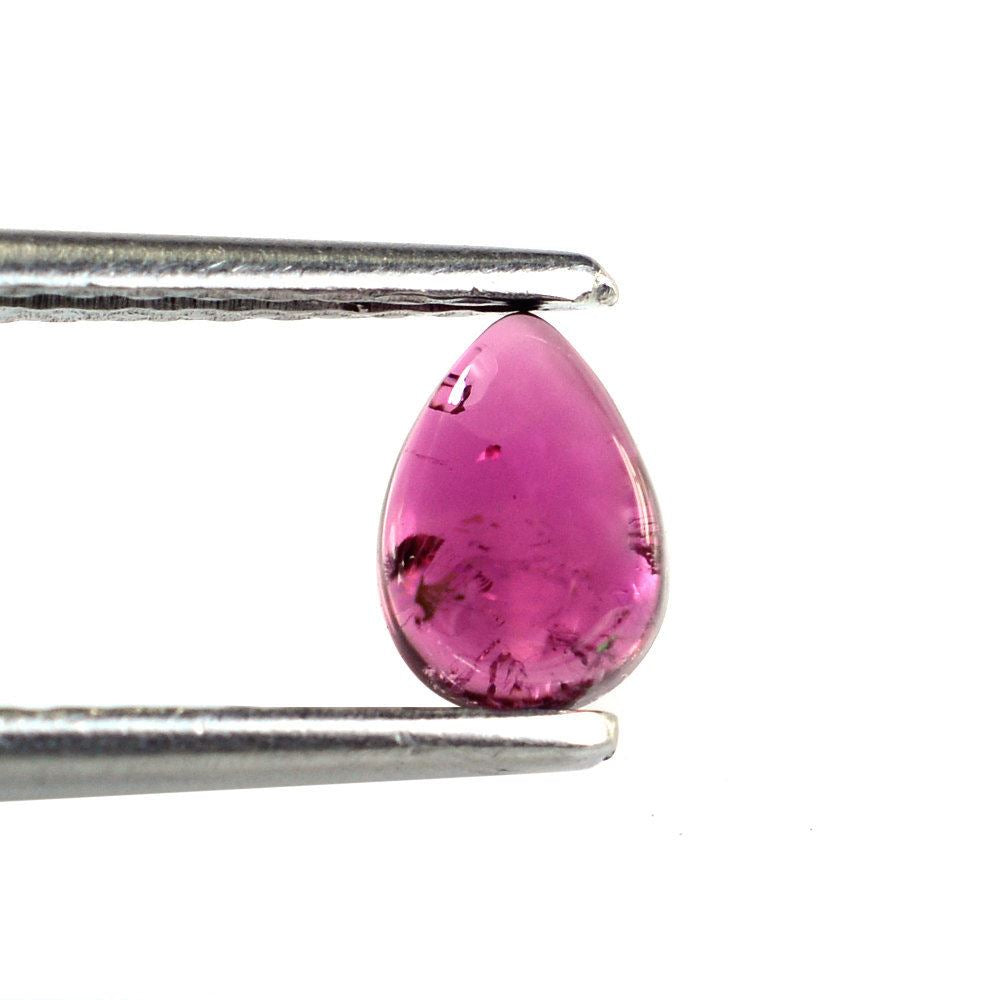 PINK TOURMALINE PEAR CAB (DARK/HI) 7X5MM 0.72 Cts.