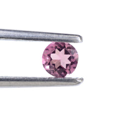 PINK TOURMALINE CUT ROUND (MEDIUM) 4MM 0.24 Cts.