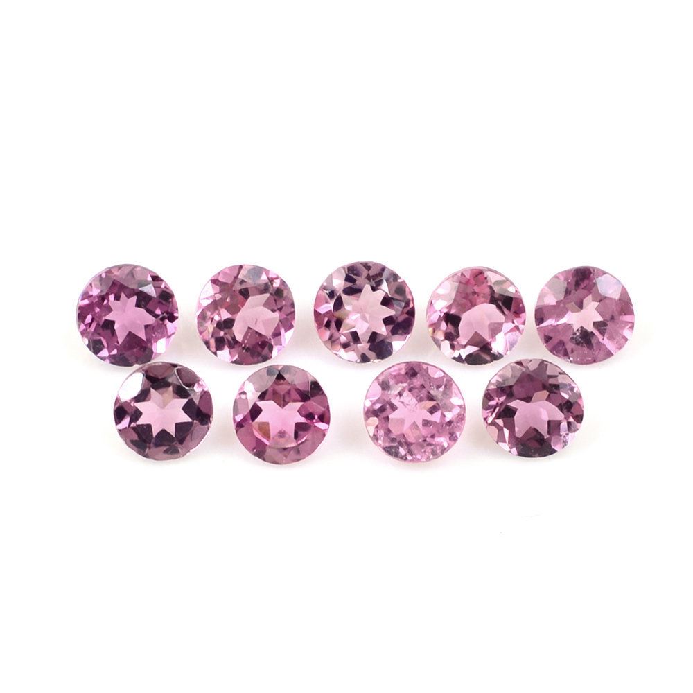 PINK TOURMALINE CUT ROUND (MEDIUM) 4MM 0.24 Cts.