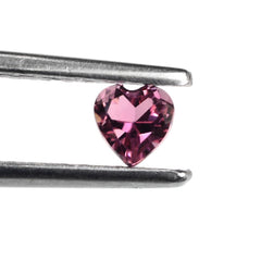 PINK TOURMALINE CUT HEART (LITE) 4MM 0.23 Cts.