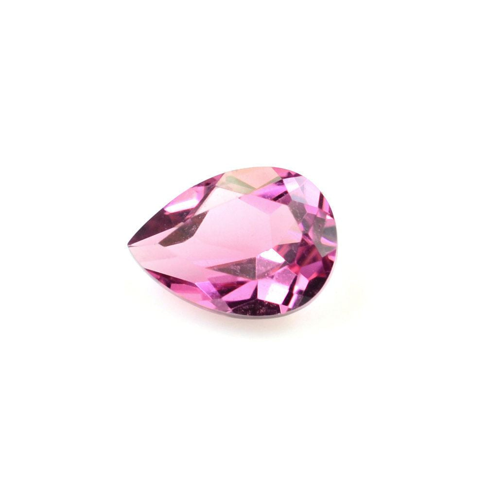 PINK TOURMALINE CUT PEAR (DARK) 7X5MM 0.80 Cts.