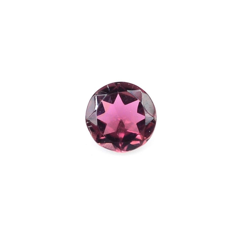 PINK TOURMALINE CUT ROUND (VERY DARK) 3.50MM 0.15 Cts.
