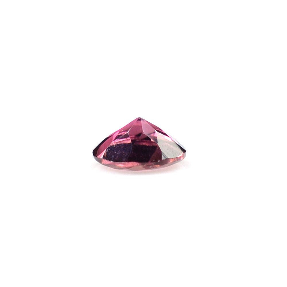 PINK TOURMALINE CUT ROUND (VERY DARK) 3.50MM 0.15 Cts.