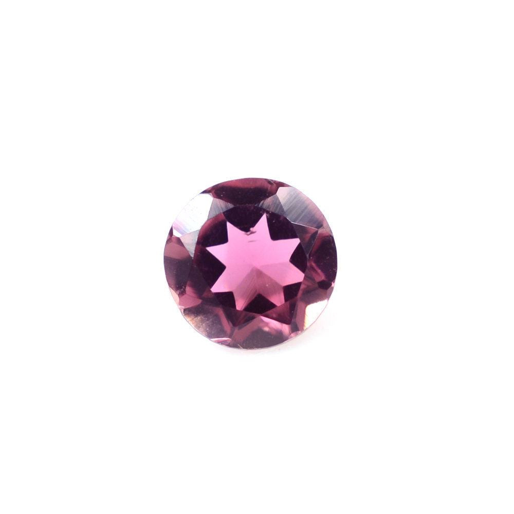 PINK TOURMALINE CUT ROUND (VERY DARK) 3.50MM 0.15 Cts.