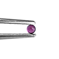 PINK TOURMALINE ROUND CAB (VERY DARK) 2MM 0.07 Cts.