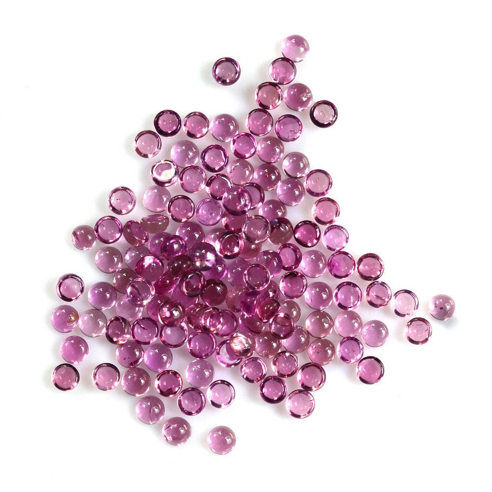 PINK TOURMALINE ROUND CAB (MEDIUM/SI) 2MM 0.04 Cts.