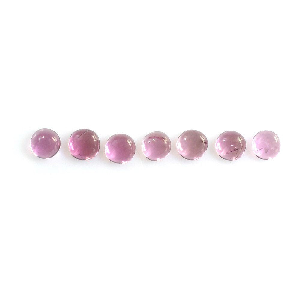 PINK TOURMALINE ROUND CAB (MEDIUM/SI) 1.60MM 0.03 Cts.