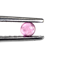 PINK TOURMALINE ROUND CAB (LITE/HI) 3.50MM 0.17 Cts.