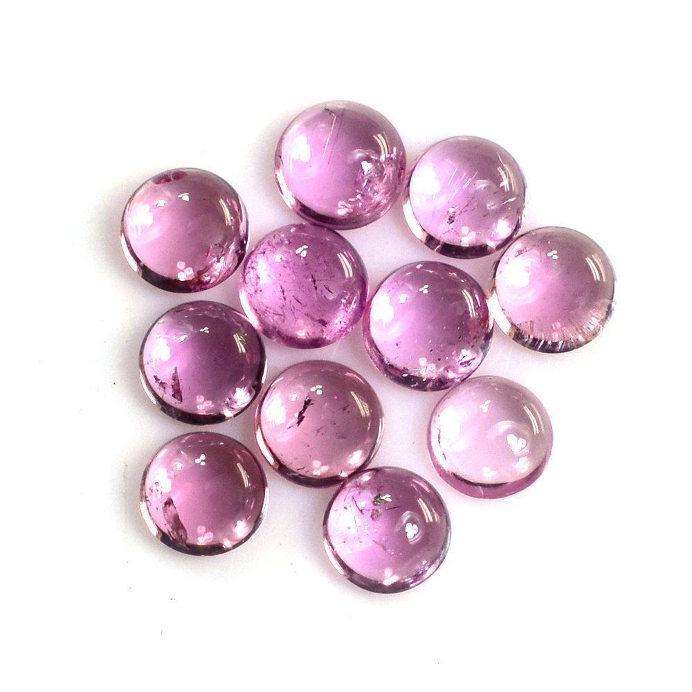 PINK TOURMALINE ROUND CAB (LITE/HI) 3.50MM 0.17 Cts.