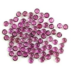 PINK TOURMALINE ROUND CAB (DARK) 2.50MM 0.09 Cts.