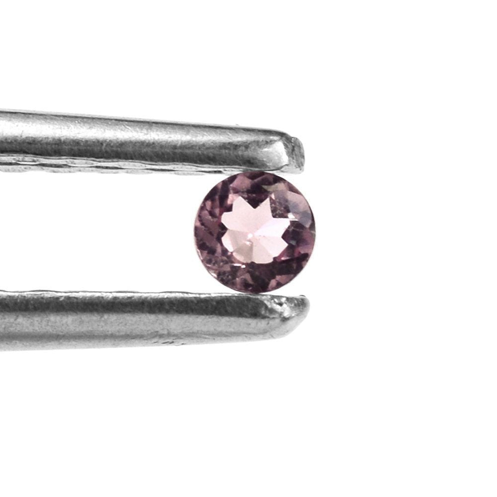 PINK TOURMALINE CUT ROUND (LITE) 2.50MM 0.06 Cts.