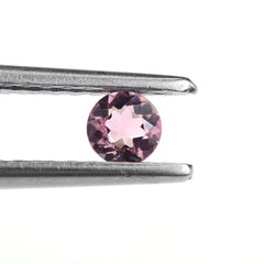 PINK TOURMALINE CUT ROUND (VERY LITE) 4MM 0.25 Cts.