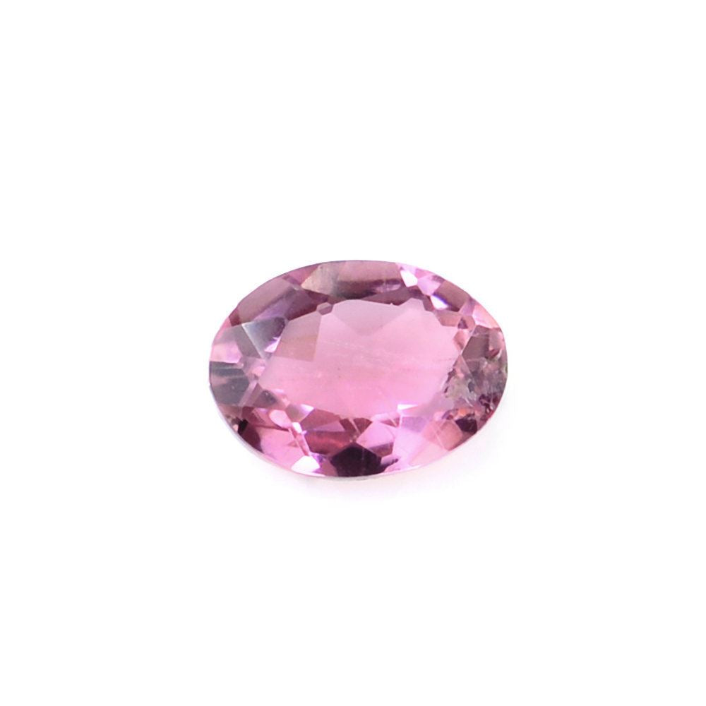 PINK TOURMALINE CUT OVAL (MEDIUM/SI) 4X3MM 0.16 Cts.