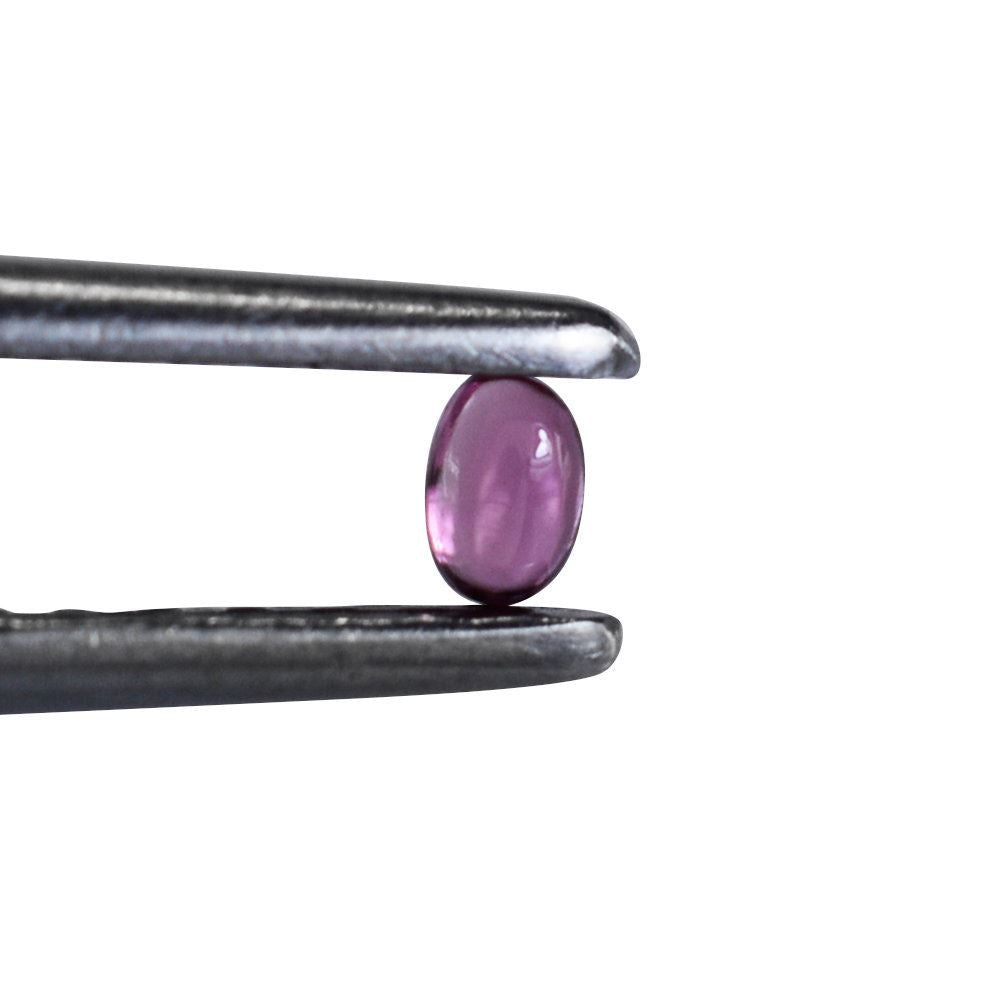 PINK TOURMALINE OVAL CAB (MEDIUM) 3X2MM 0.07 Cts.