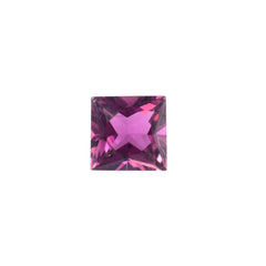 PINK TOURMALINE PRINCESS CUT SQUARE (VERY DARK) 4MM 0.31 Cts.