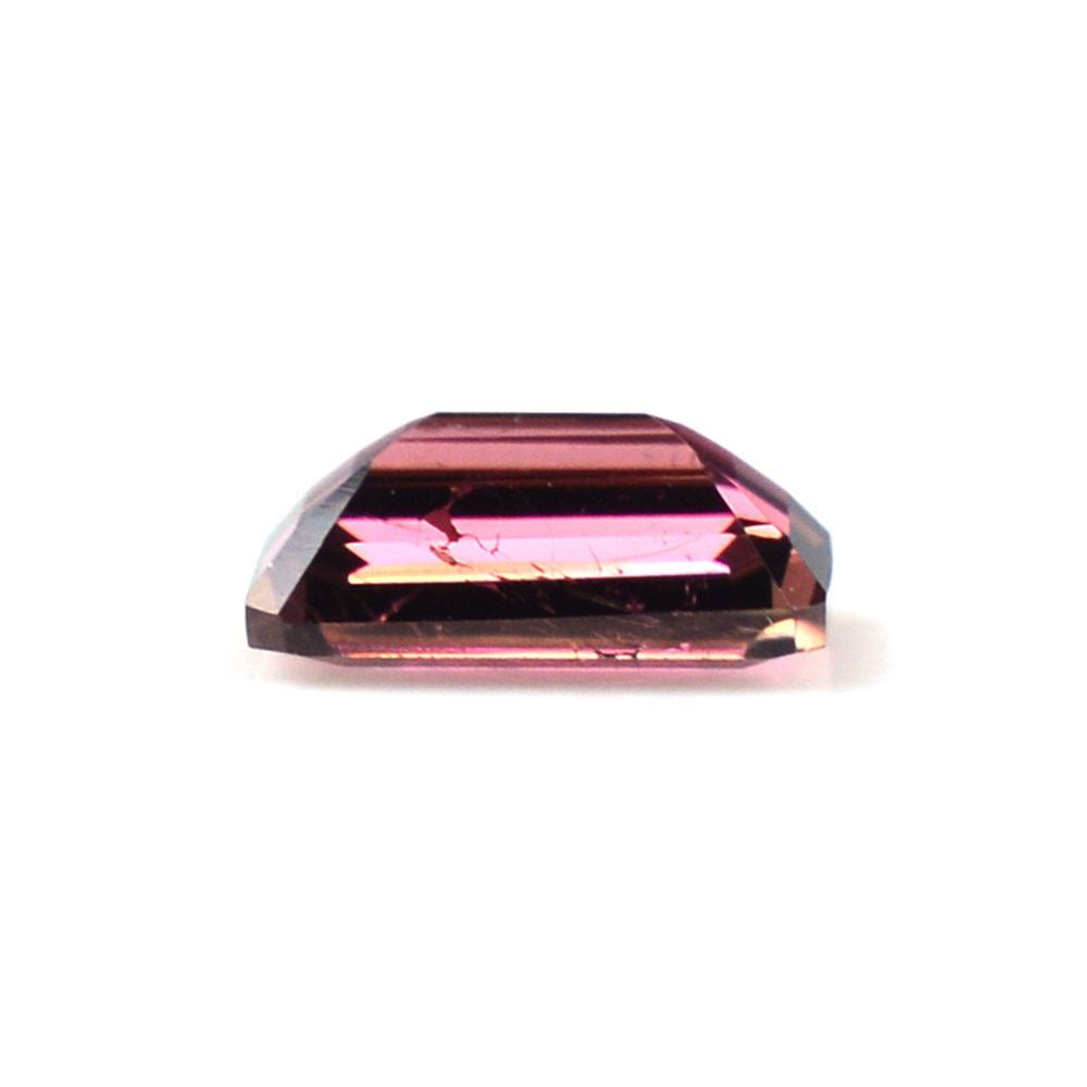 PINK TOURMALINE CUT OCTAGON (VERY DARK/SI) 7X5MM 0.95 Cts.