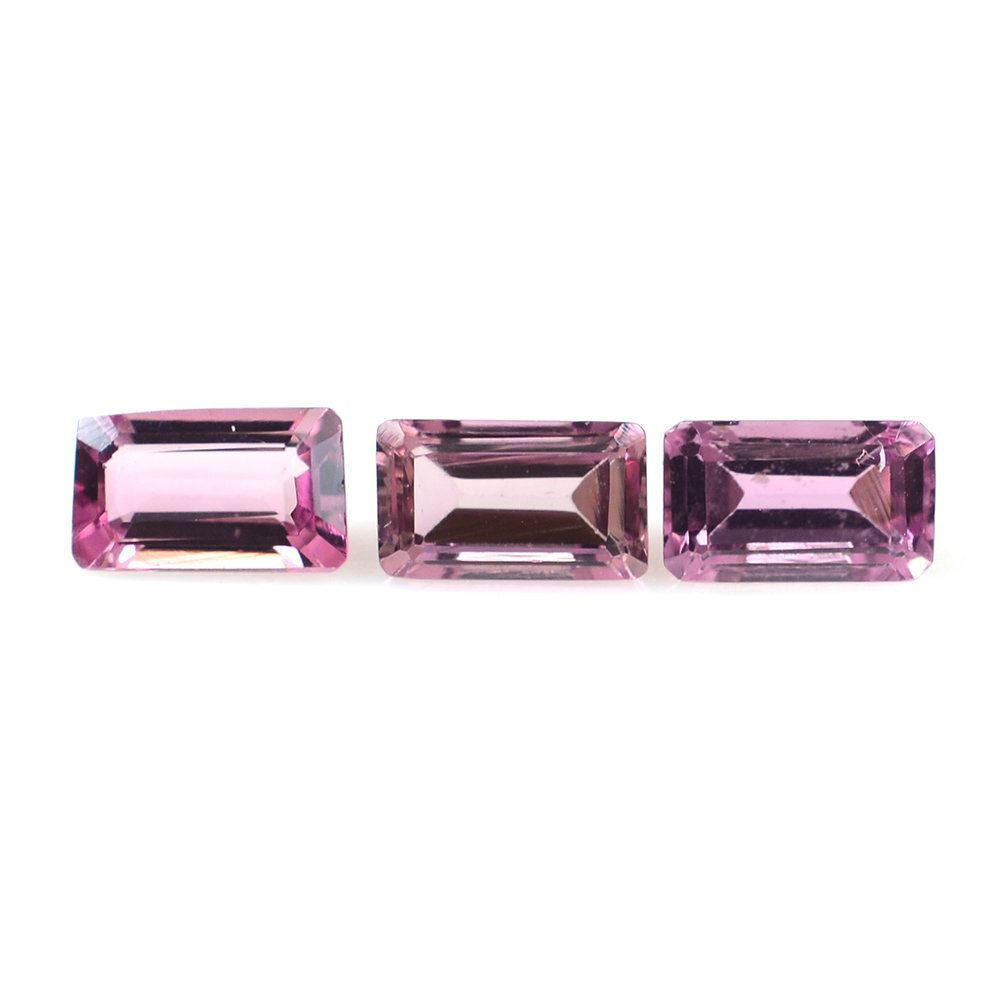 PINK TOURMALINE CUT OCTAGON (MEDIUM) 5X3MM 0.32 Cts.