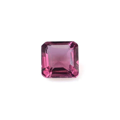 PINK TOURMALINE STEP CUT SQUARE-OCTAGON (DARK) 4.60MM 0.55 Cts.