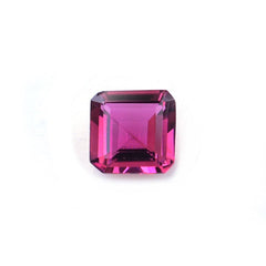 PINK TOURMALINE STEP CUT SQUARE-OCTAGON (VERY DARK) 4.75MM 0.60 Cts.