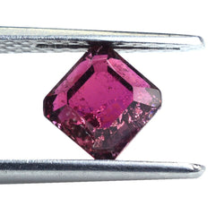 PINK TOURMALINE BOTH SIDE TABLE CUT SQUARE-OCTAGON (VERY DARK/HI) 6.50MM 1.73 Cts.