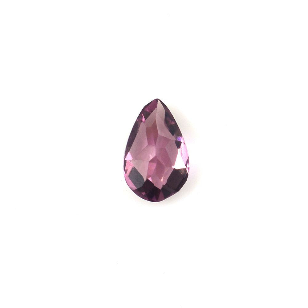 PINK TOURMALINE CHECKER CUT PEAR (MEDIUM/SI) 5X3MM 0.24 Cts.