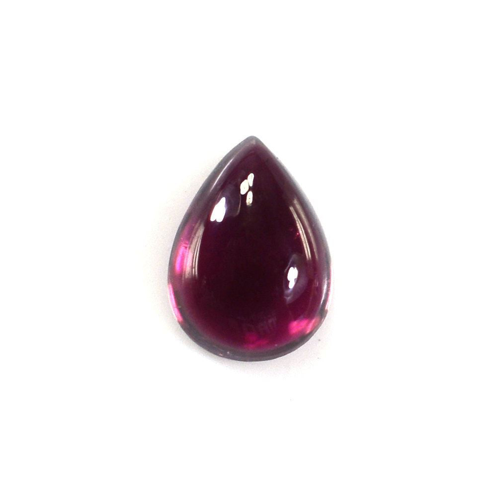 PINK TOURMALINE PEAR CAB (VERY DARK/SI) 7X5MM 0.75 Cts.