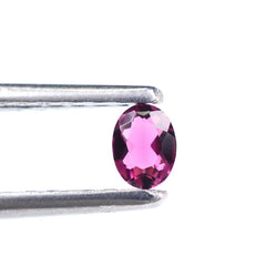 PINK TOURMALINE CUT OVAL (VERY DARK) 4X3MM 0.15 Cts.