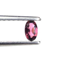 PINK TOURMALINE CUT OVAL (VERY DARK) 5X3MM 0.18 Cts.