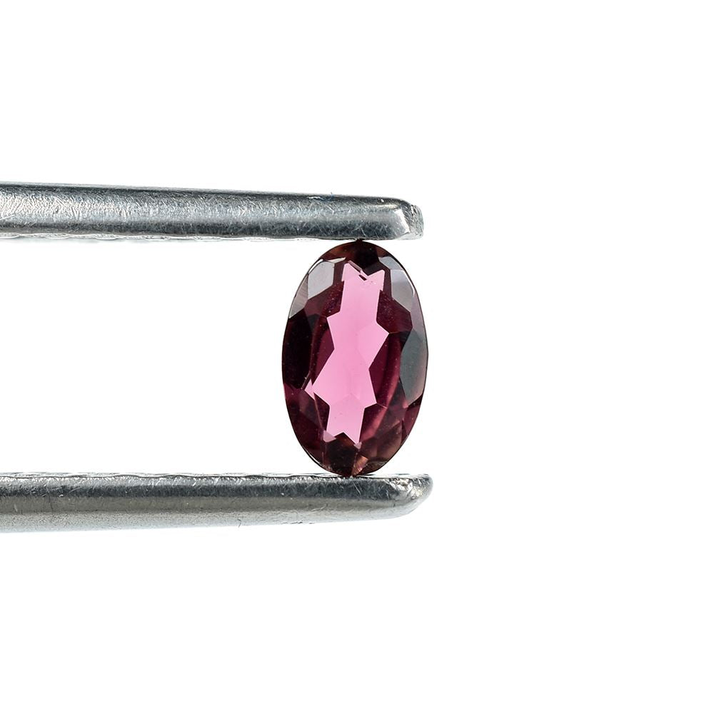 PINK TOURMALINE CUT OVAL (VERY DARK) 5X3MM 0.18 Cts.