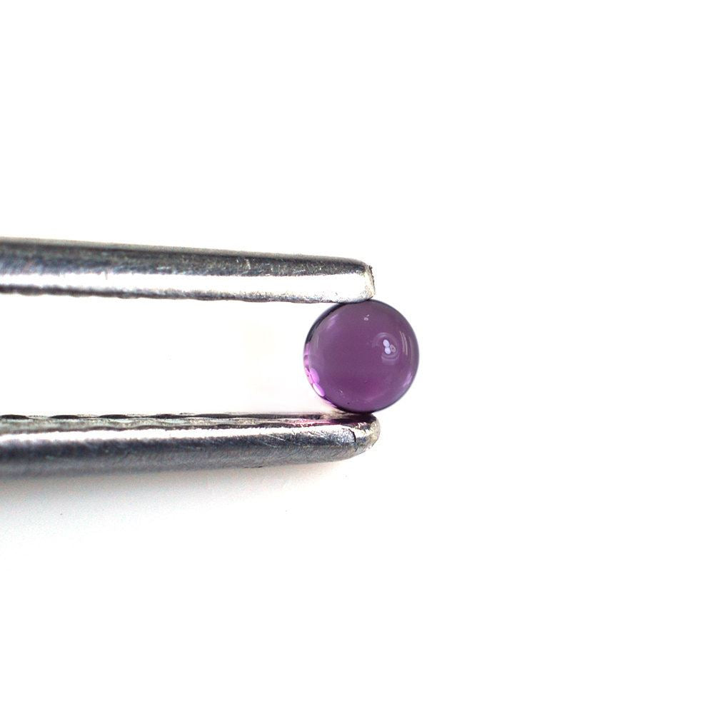 PINK TOURMALINE ROUND CAB (DARK) 2.50MM 0.09 Cts.