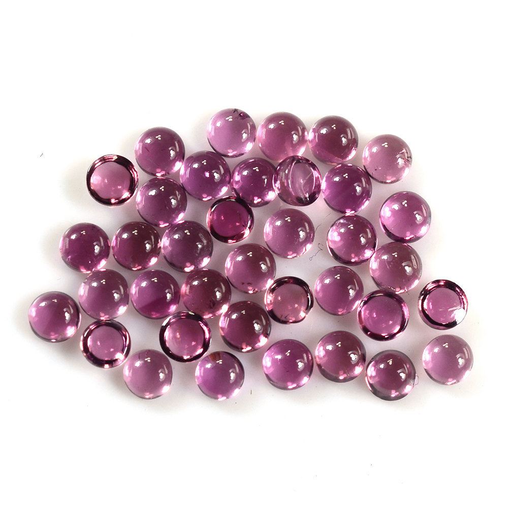 PINK TOURMALINE ROUND CAB (DARK) 2.50MM 0.09 Cts.