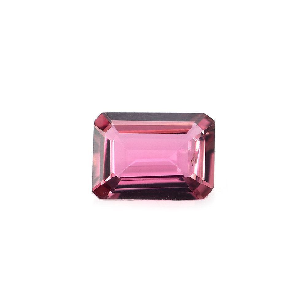 PINK TOURMALINE CUT OCTAGON (MEDIUM/SI) 7X5MM 0.85 Cts.