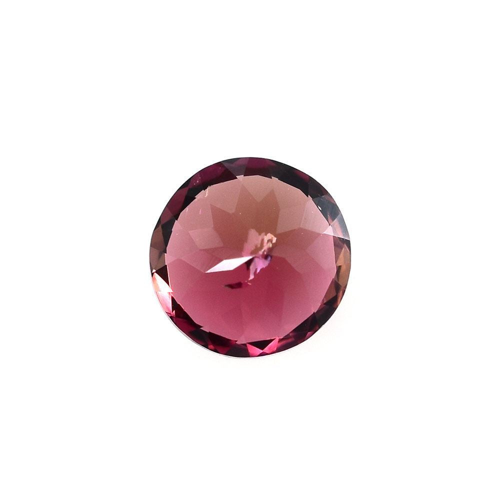 PINK TOURMALINE CUT ROUND (DARK/SI) 6.50MM 1.10 Cts.