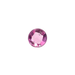 PINK TOURMALINE CHECKER CUT ROUND CAB (LITE/HI) 3.00MM 0.09 Cts.