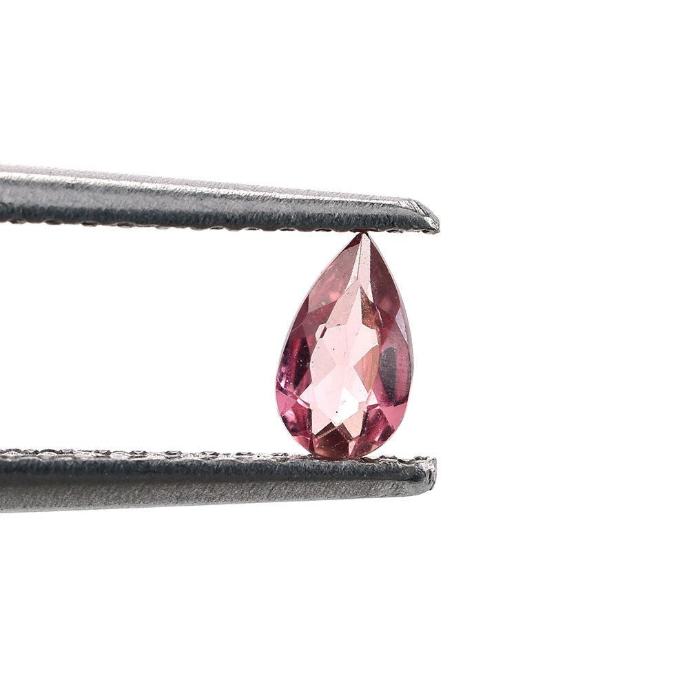 PINK TOURMALINE CUT PEAR (LIGHT/SI) 5X3MM 0.20 Cts.