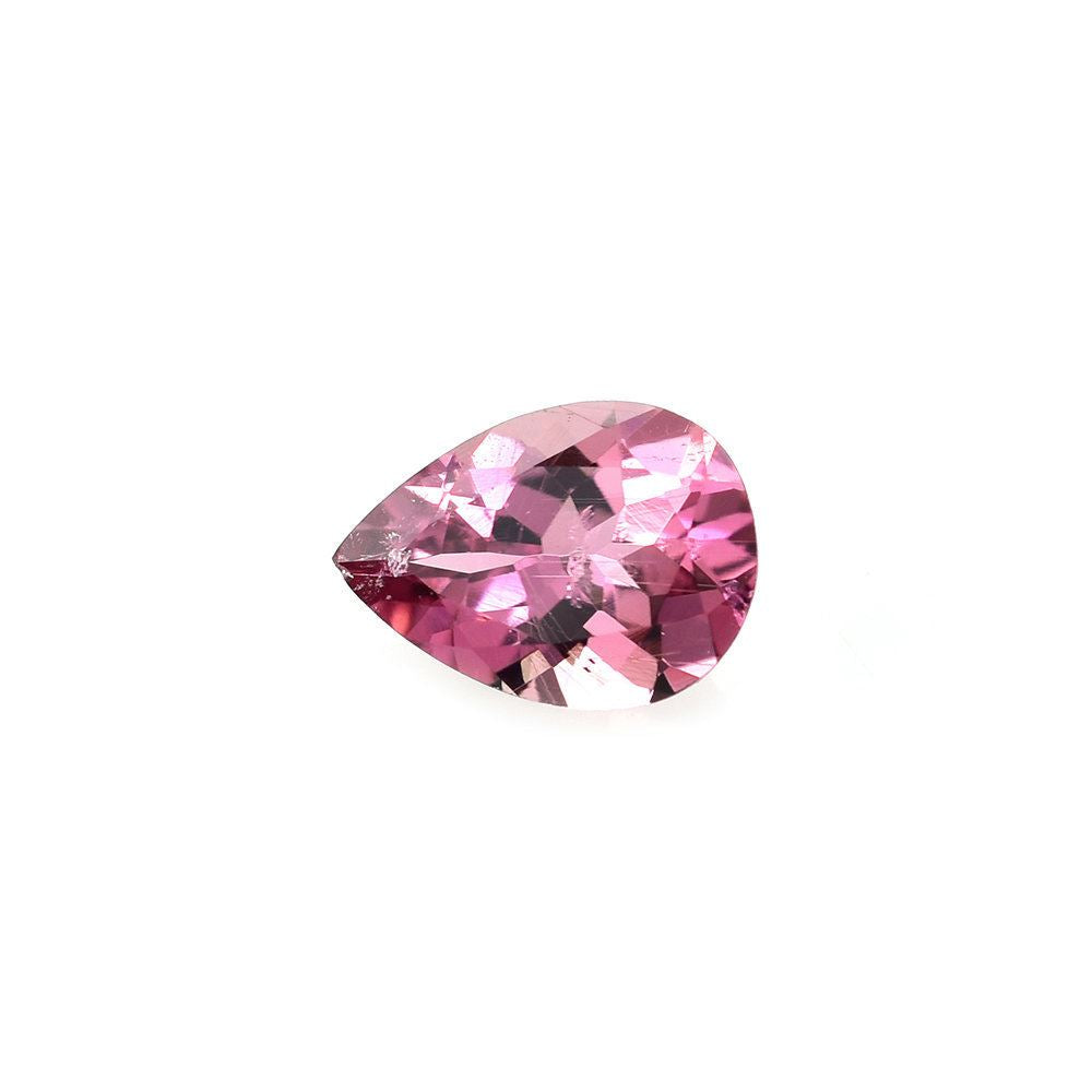 PINK TOURMALINE CUT PEAR (LITE/SI) 7X5MM 0.72 Cts.