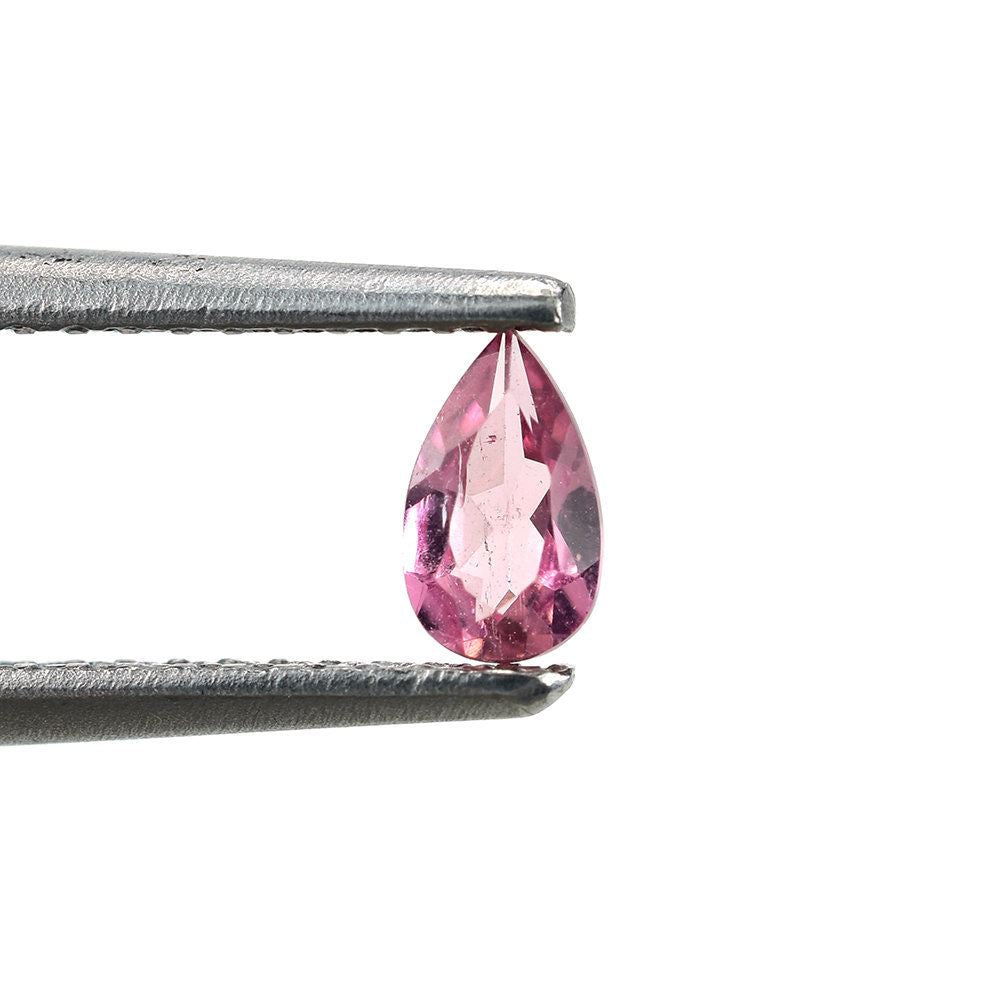 PINK TOURMALINE CUT PEAR (LIGHT/SI) 5X3MM 0.20 Cts.