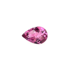 PINK TOURMALINE CHECKER CUT PEAR (MEDIUM/HI) 6X4MM 0.46 Cts.