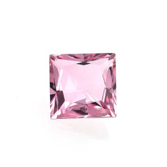 PINK TOURMALINE PRINCESS CUT SQUARE (LITE/SI) 5.00 MM 0.60 Cts.